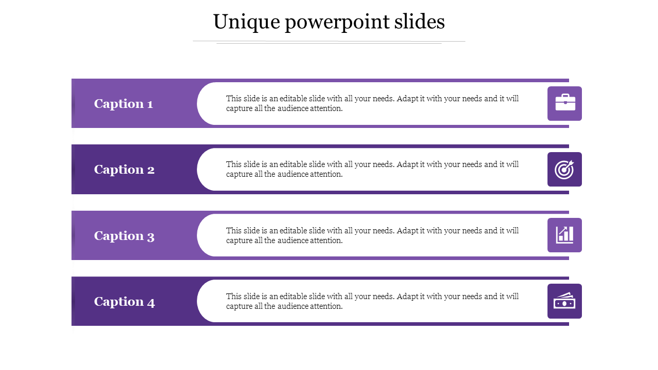 Free - Attractive Unique PowerPoint Slides For Presentation